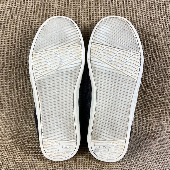 Mens Toms shoes sneakers canvas casual dark gray size 8.5 - Picture 11 of 11